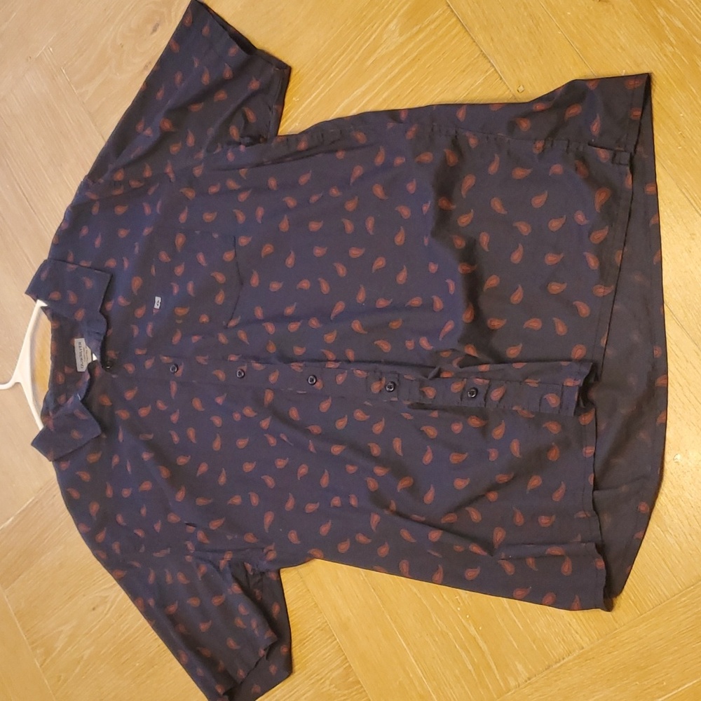 🌊 Quiksilver Men's Button Down S/S Shirt XXL